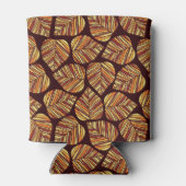 葉のパターン 缶クーラー (裏面)