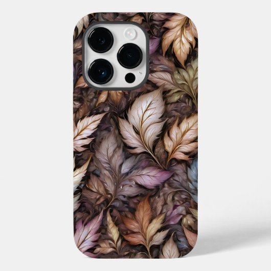葉のパターン Case-Mate iPhoneケース (裏面)