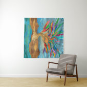 葉のファンタジーモザイク タペストリー (インサイチュ(横))