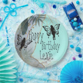 葉のファンタジー妖精紙プレート ペーパープレート (パーティー)