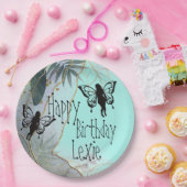 葉のファンタジー妖精紙プレート ペーパープレート (パーティー)