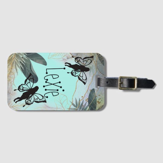 葉のファンタジー ラゲッジタグ (正面横)