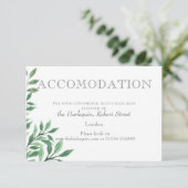 葉のブーケ 宿泊 カード (スタンド正面)