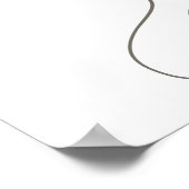 葉のベビー散水へようこそ ポスター (角)