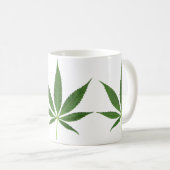 葉のマグ コーヒーマグカップ (正面右)