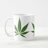 葉のマグ コーヒーマグカップ (左)