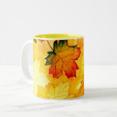 葉のマグ ツートーンマグカップ (正面左)