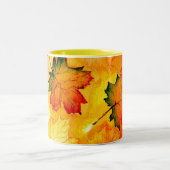 葉のマグ ツートーンマグカップ (中央)