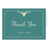 葉のモチーフありがとう (正面横)