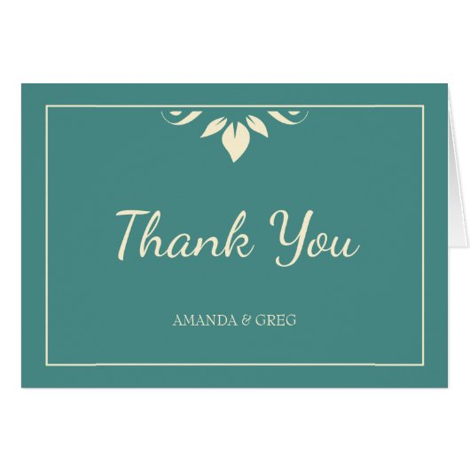 葉のモチーフありがとう (正面横)