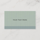 葉のモチーフのパーソナライズな柔らかい陰のカスタム 名刺 (裏面)