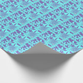 葉のモチーフのラッピング紙 ラッピングペーパー (角)