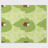 葉のラッピング紙 ラッピングペーパー (フラット)