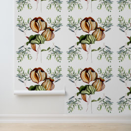 葉のレルムBohoシック素朴ヴィンテージ 壁紙