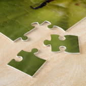 葉の上にコブトムシの斑点 ジグソーパズル (側面)