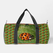 葉の上にラディバパーソナライズされたグ ダッフルバッグ (裏面)