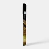 葉の上のアマガエル iPhone 15ケース (左側面)