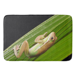 葉の上の小さなカエル バスマット