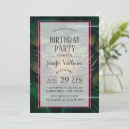 葉の中に隠れている虎 招待状