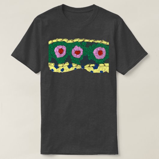 葉の中に Tシャツ (デザイン正面)
