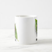 葉の中の甲虫、昆虫 コーヒーマグカップ (中央)