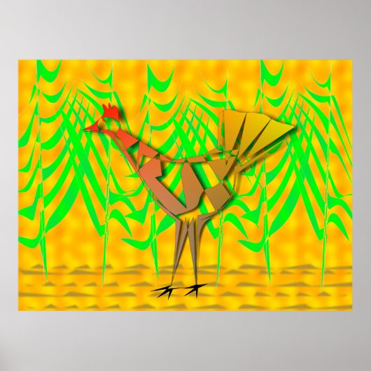 葉の中の鳥 ポスター (正面)