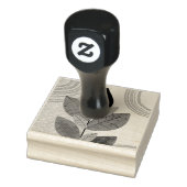 葉の円自然スクラップブック作り ラバースタンプ (スタンプ)