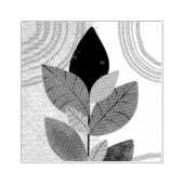 葉の円自然スクラップブック作り ラバースタンプ (インプリント)