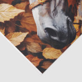 葉の切り離し中の馬 薄葉紙 (詳細)