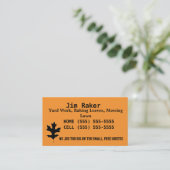 葉の名刺を掻き集めること 名刺 (スタンド正面)