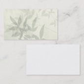 葉の名刺を青ざめさせて下さい 名刺 (正面/裏面)