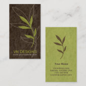 葉の名刺 名刺 (正面/裏面)