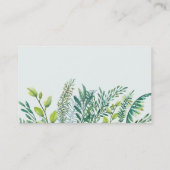 葉の名刺 名刺 (裏面)