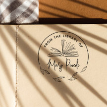 『葉の図書館のブックプレート本』