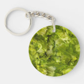 葉の多いグリーンサラダレタス キーホルダー (正面)