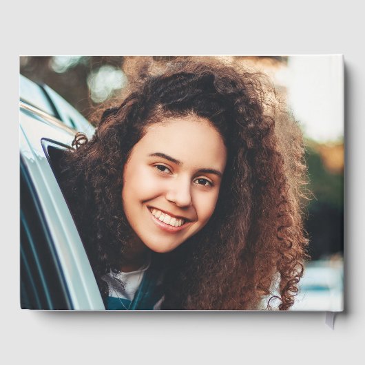 葉の多いシダ多肉性の緑色動物写真卒業 ゲストブック (裏面)