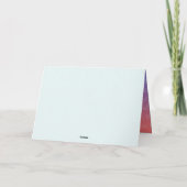 葉の多い植物の母の日のカード カード (裏面)