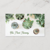 葉の多い植物ビジネス・カード 名刺 (正面)