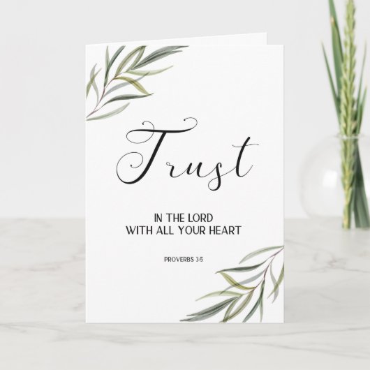 葉の多い聖書の一節ありがとうカード サンキューカード (正面)