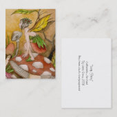 葉の妖精 名刺 (正面/裏面)