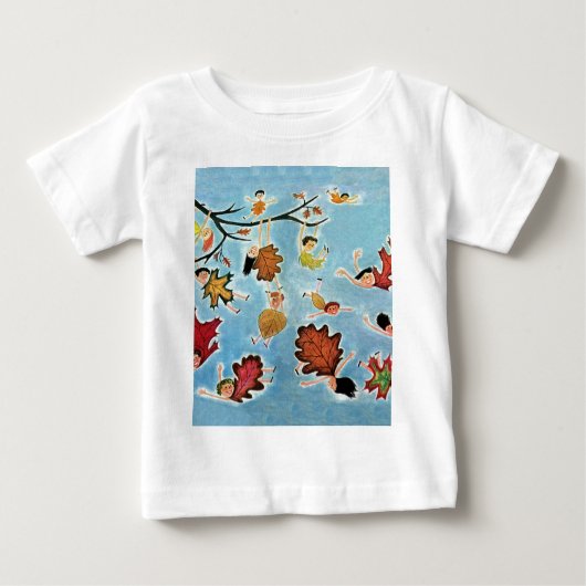葉の子供 ベビーTシャツ (正面)