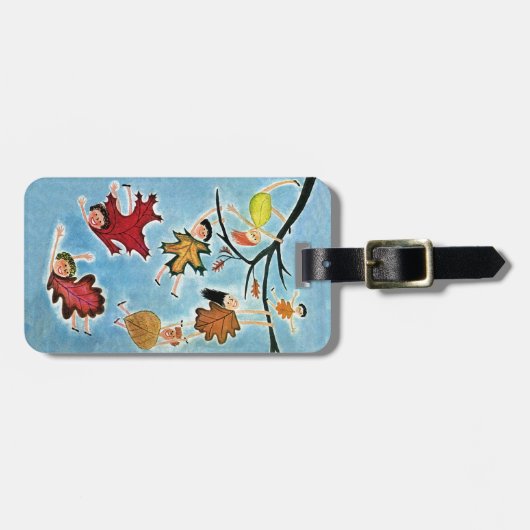 葉の子供 ラゲッジタグ (正面横)