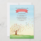 葉の家族会の招待状を集めること 招待状 (正面)