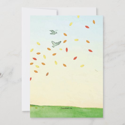 葉の家族会の招待状を集めること 招待状 (裏面)