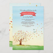 葉の家族会の招待状を集めること 招待状 (正面/裏面)