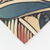 葉の寿命 フリースブランケット (角)