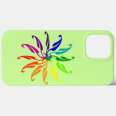 葉の形のカラーホイール スマホケース Case-Mate iPhoneケース (裏面 (横))