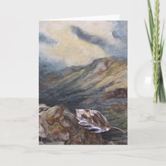 葉の挨拶状"の"旅行 カード (正面)