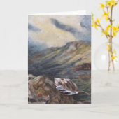 葉の挨拶状"の"旅行 カード (黄色い花)