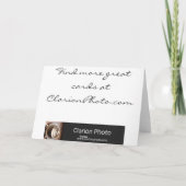 葉の景色-ありがとう! サンキューカード (裏面)